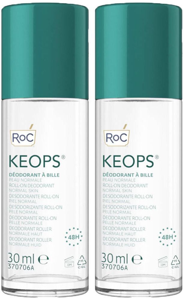 Roc Keops Deodorant Roller Promo Duo -€2 ok Nlfrenites 60 ml
