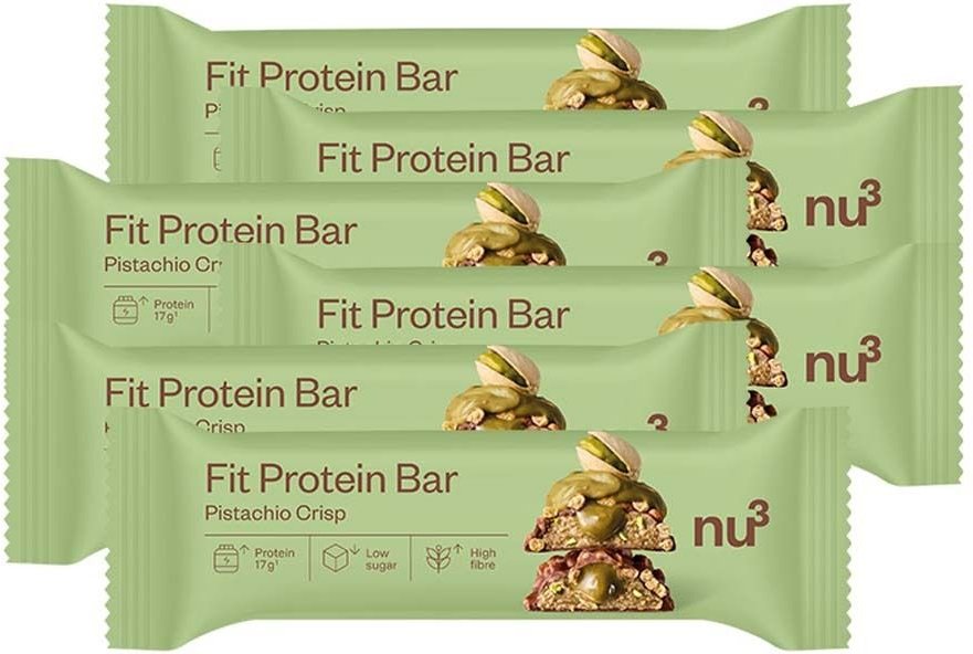 nu3 Fit Protein Bar Pistachio Crisp 6x55 g Riegel
