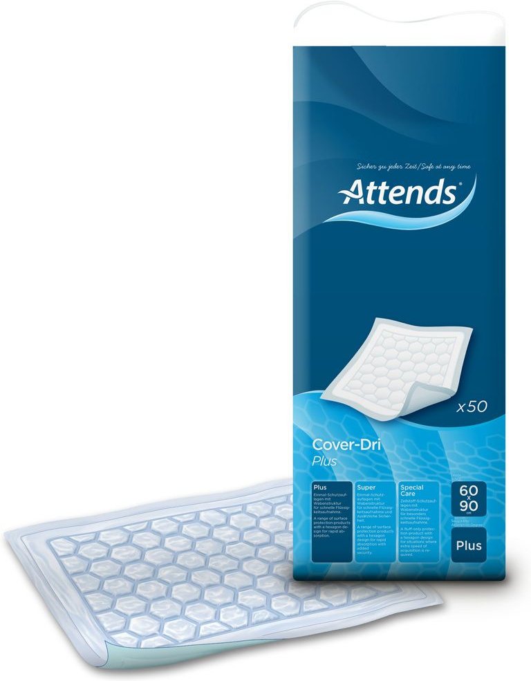 Attends Cover-Dri Plus 60x90 cm 50 St Auflage