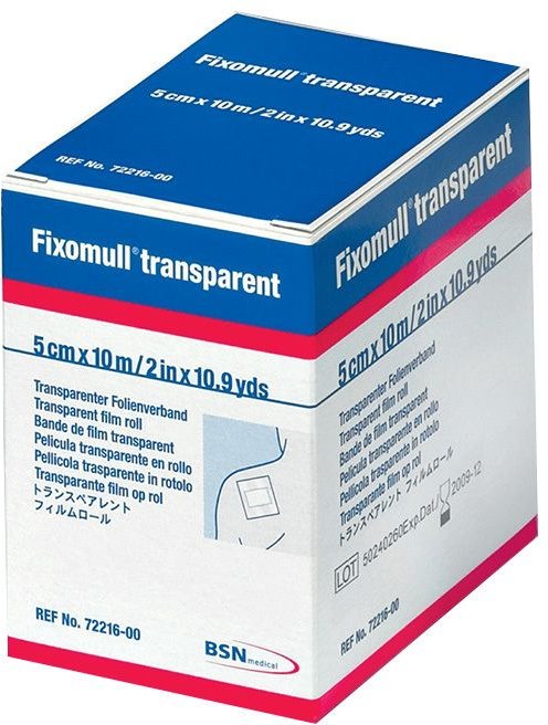 Fixomull transparent 5 cmx10 m 1 St Pflaster