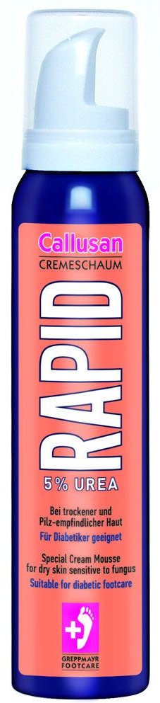 Callusan Rapid 5% Urea Cremeschaum Dose 125 ml Schaum