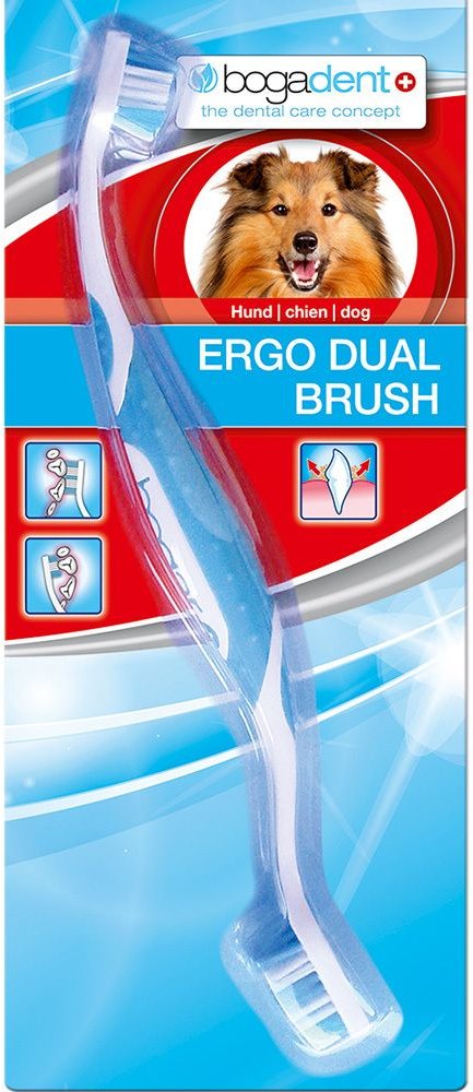 Bogadent Ergo Dual Brush vet. 1 St Zahnbürste