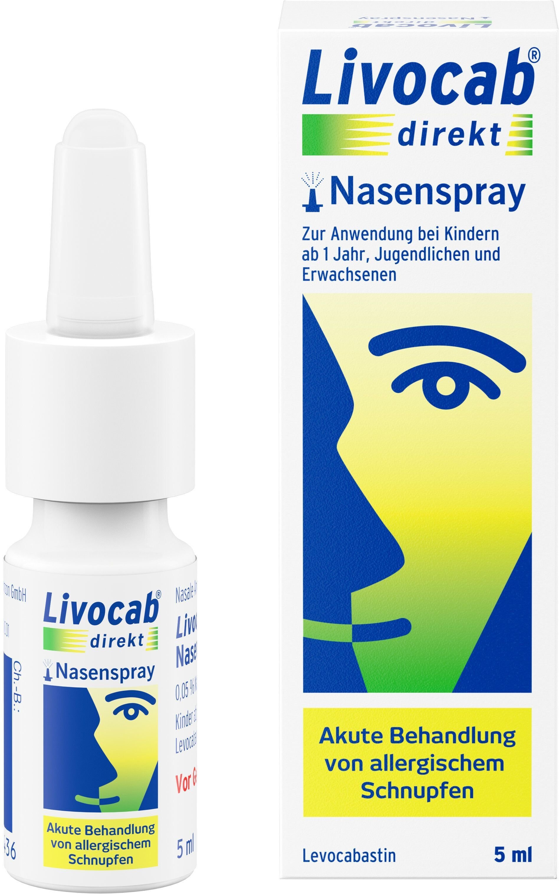2x Livocab direkt Nasenspray 2x5 ml