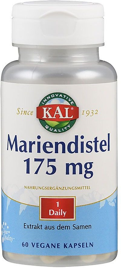 Mariendistel Extrakt 175 mg KAL Kapseln 60 St