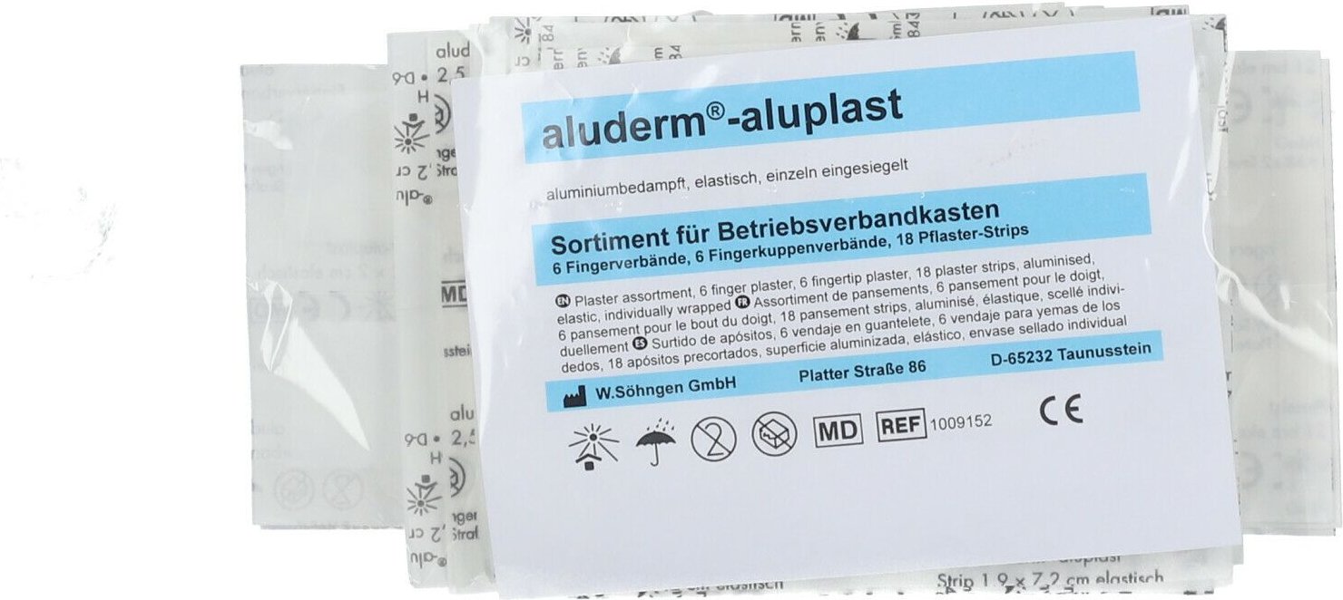 Aluderm aluplast Fingerverb.Sortiment klein 2021 30 St Beutel