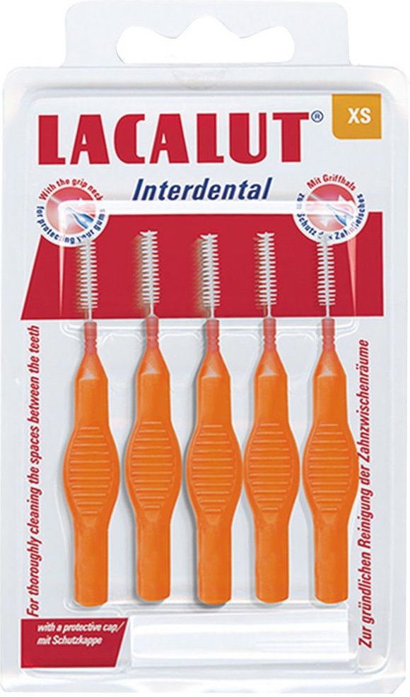 Lacalut Interdental XS Bürstendrm.2,0 mm 5 St Zahnbürste