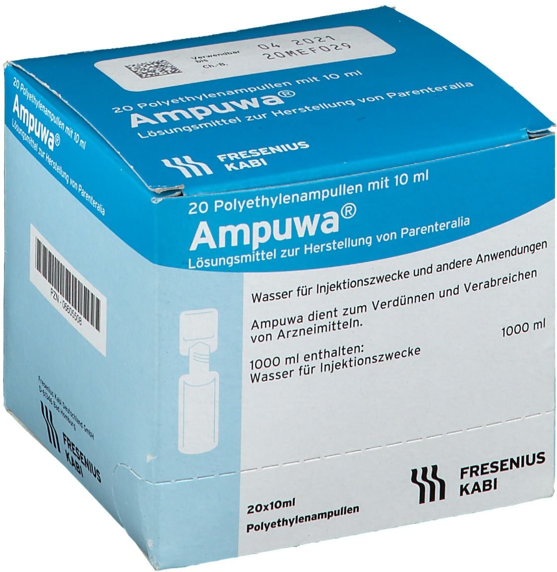 Ampuwa Plastikampullen Injektions- / Infusionslösung