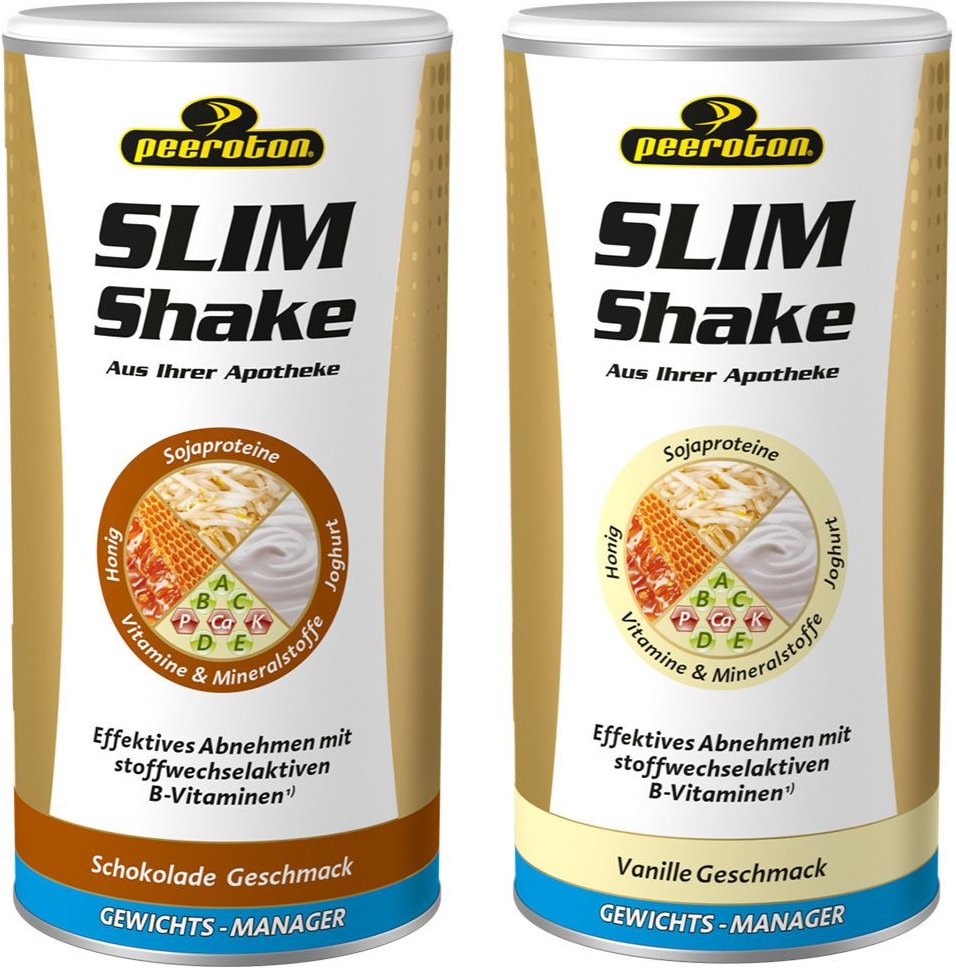 peeroton Diät Aktivkost Vanille & Schokolade Doppelpack 2x500 g Pulver