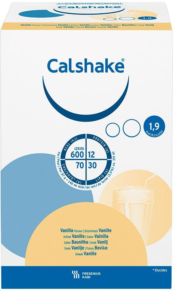 Calshake Vanille Beutel Pulver