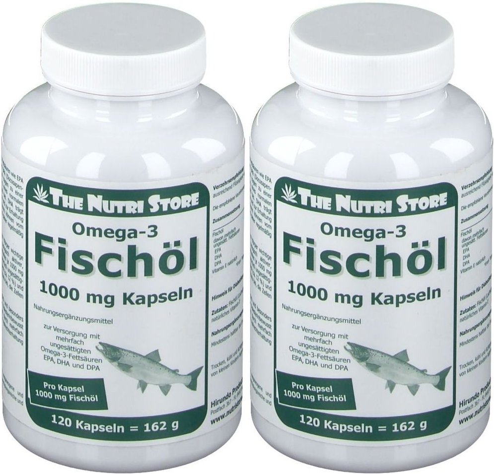 Omega 3 Fischoel Kap1000Mg x2 2x120 St Kapseln
