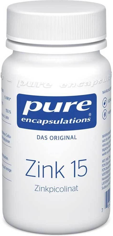 Thumbnail - Pure Encapsulations Zink 15 Zinkpicolinat Kapseln 60 St