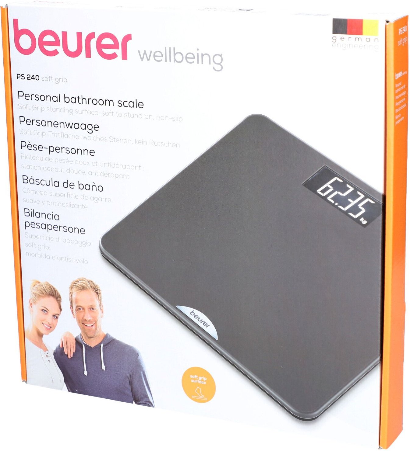 Beurer Personenwaage PS 240 Soft Grip 1 St Kombipackung