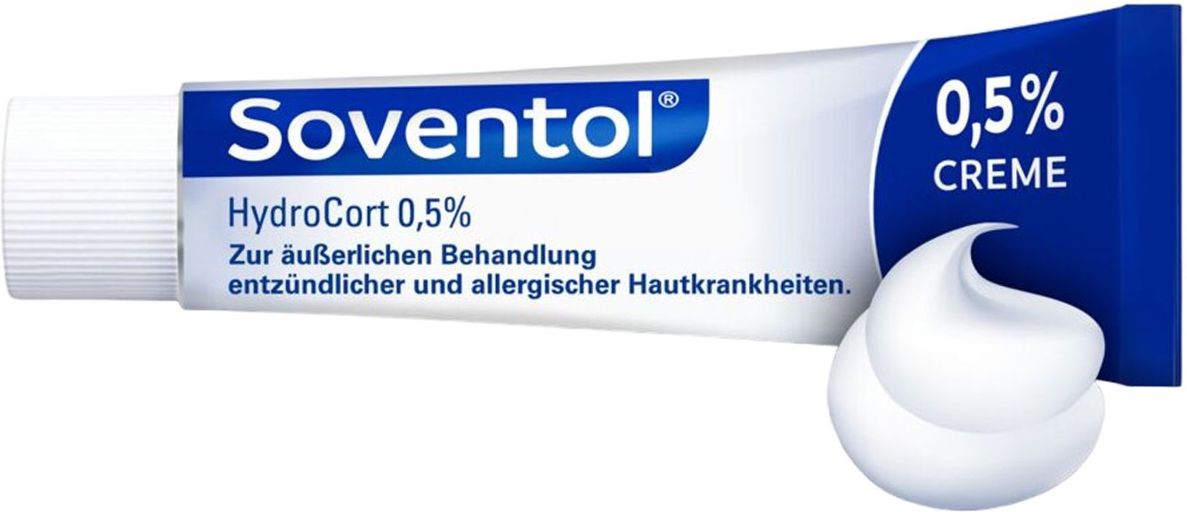 Thumbnail - Soventol HydroCort 0,5% Creme bei akuten Hautentzündungen