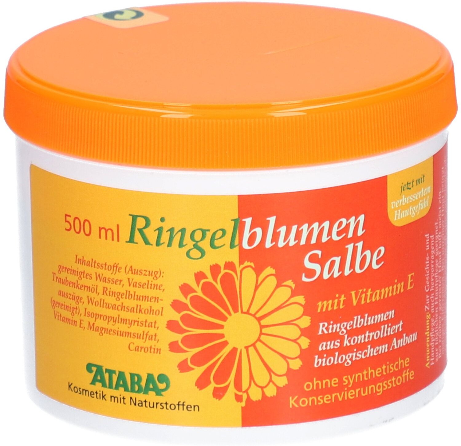 Ringelblumen Salbe m.Vitamin E 500 ml