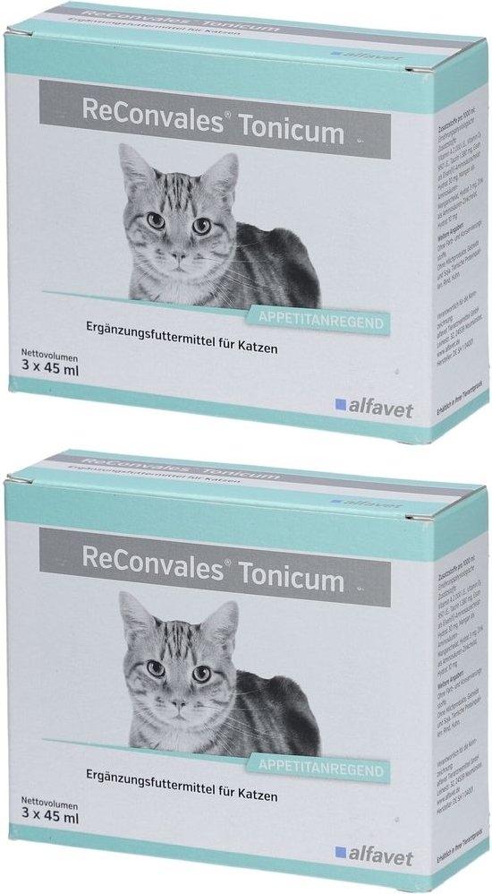 Reconvales Tonicum Katze x2 2x3x45 ml Tonikum