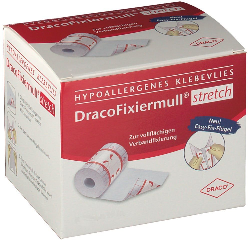 Dracofixiermull stretch 10 cmx2 m
