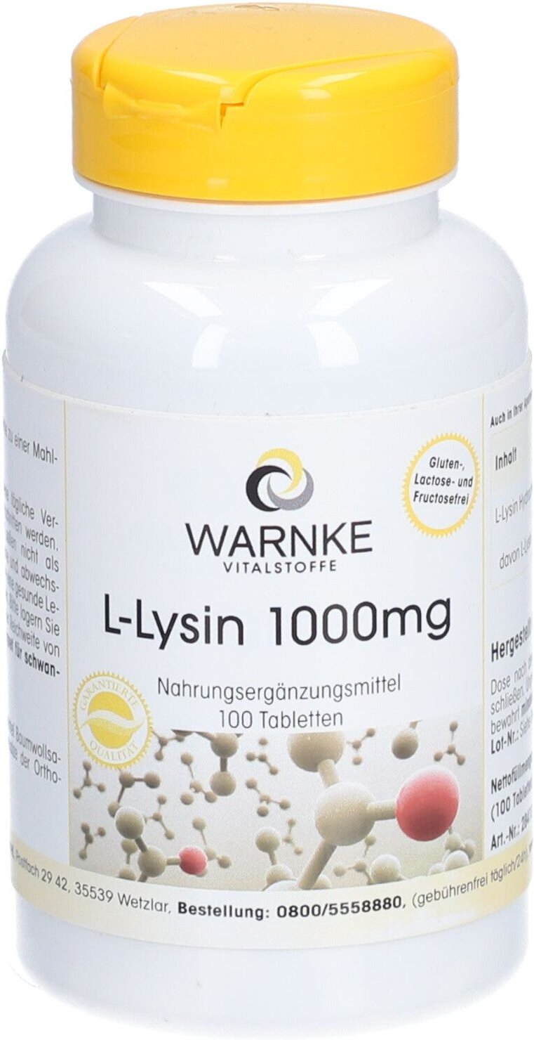 L-Lysin 1000 mg Tabletten 100 St