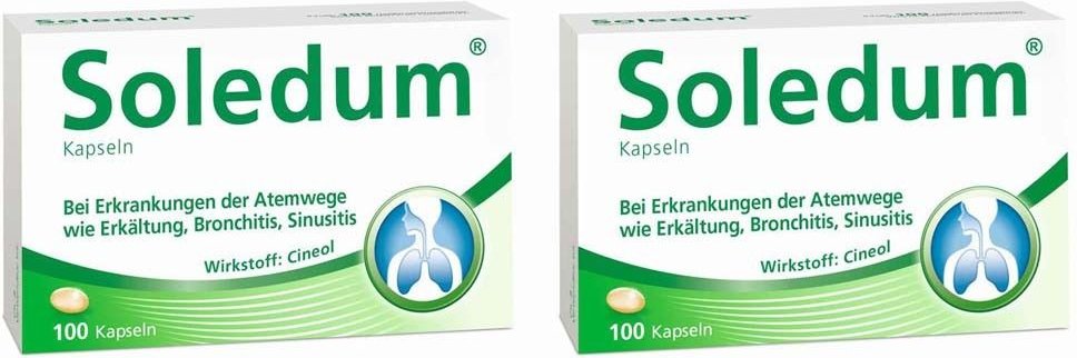 Soledum 100 mg magensaftresistente Kapseln 2x 2x100 St magensaftresistent