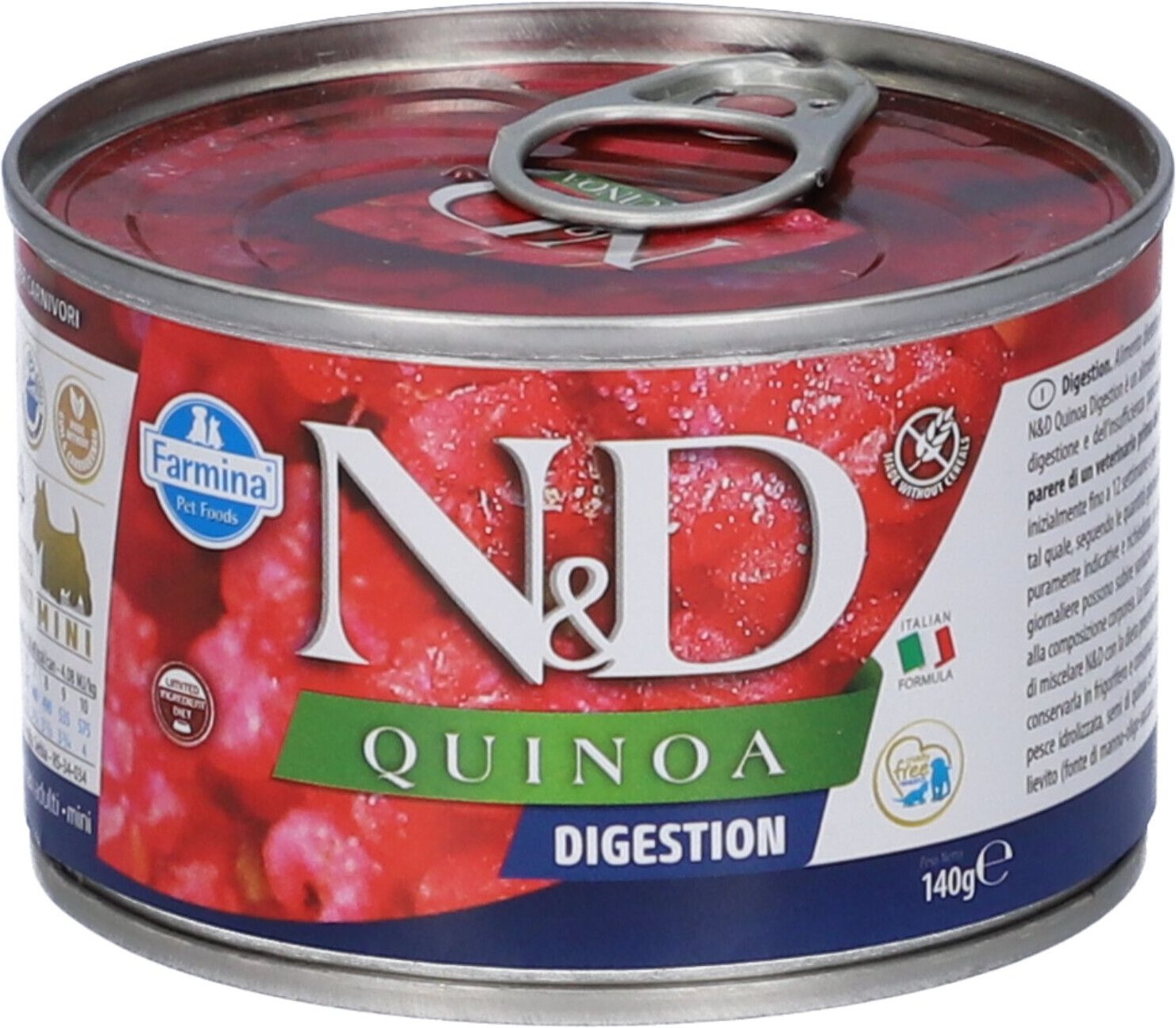 N&D WET DOG Digestion Quin140G 140 g Futter