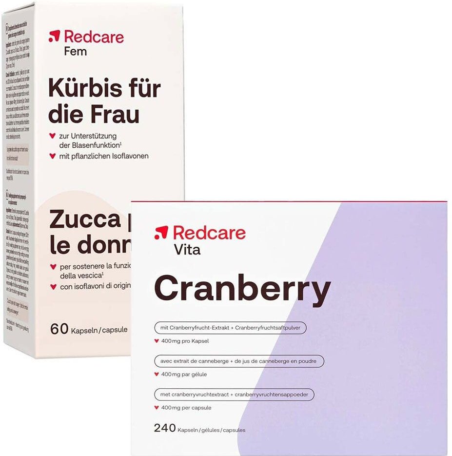 Redcare Fem Kürbis für die Frau + Cranberry 1 St Set