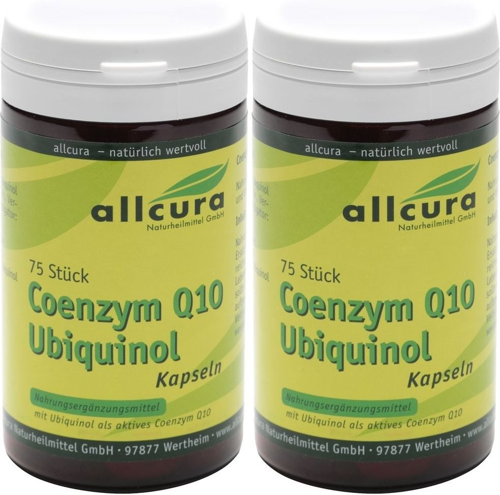Coenzym Q10 Ubiquinol 100 mg Kapseln 2x 2x75 St