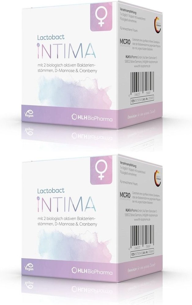 Lactobact Intima magensaftresistente Kapseln 2x 2x30 St magensaftresistent