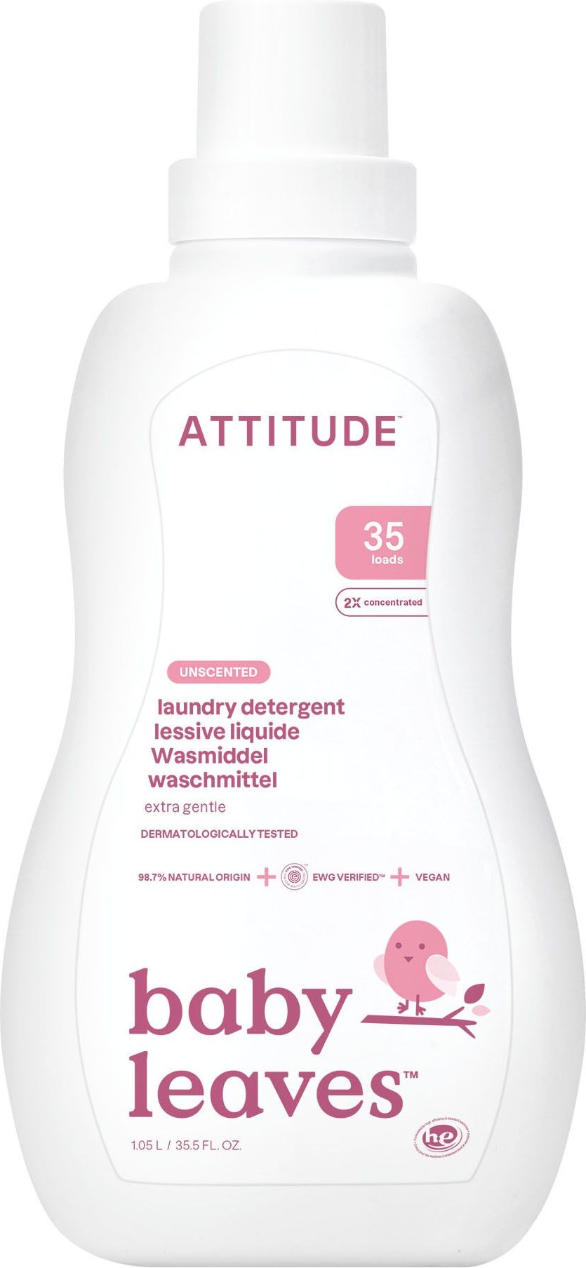 Attitude Little Ones Wasmiddel 1050 ml Flüssigseife