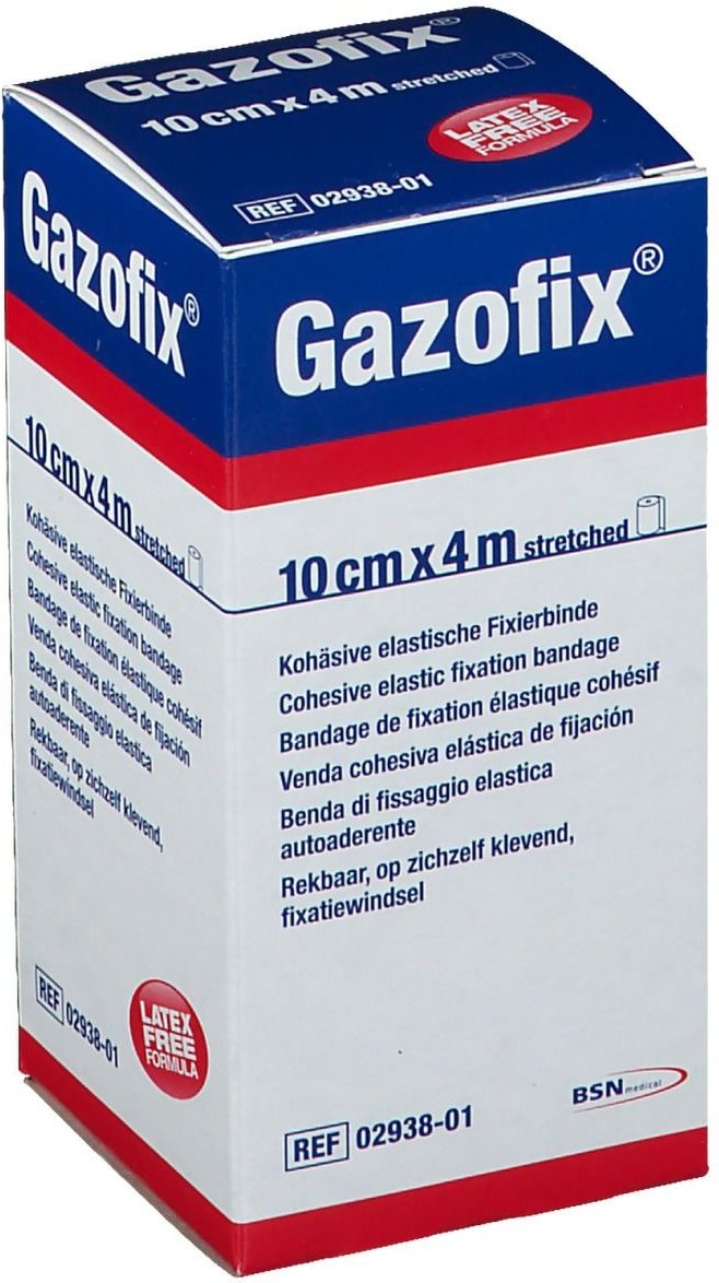 Gazofix Fixierbinde kohäsiv 10 cmx4 m 1 St Binden