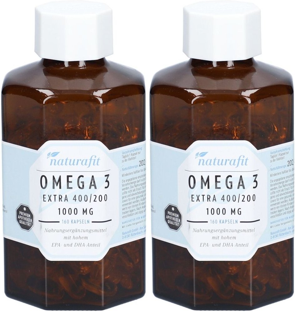 Naturafit Omega3 Ex400/200 x2 2x160 St Kapseln
