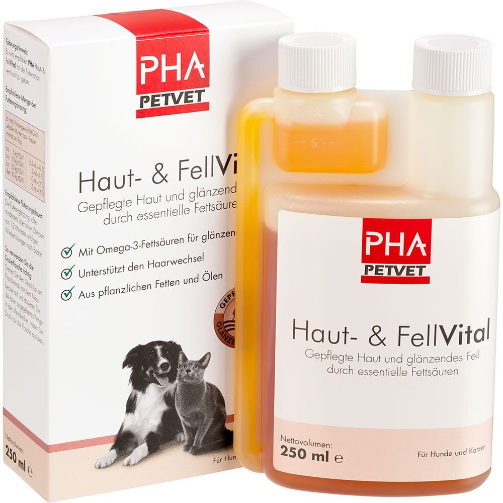 PHA Haut- und FellVital flüssig f.Hunde 250 ml Flüssigkeit