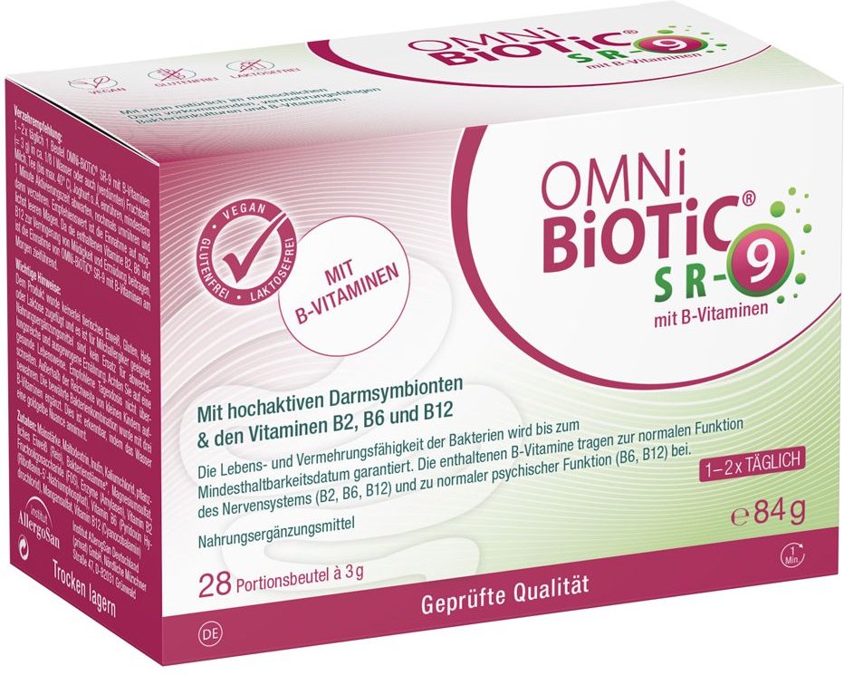 Omni BiOTiC Sr-9 mit B-Vitaminen Pulver Beutel 28x3 g