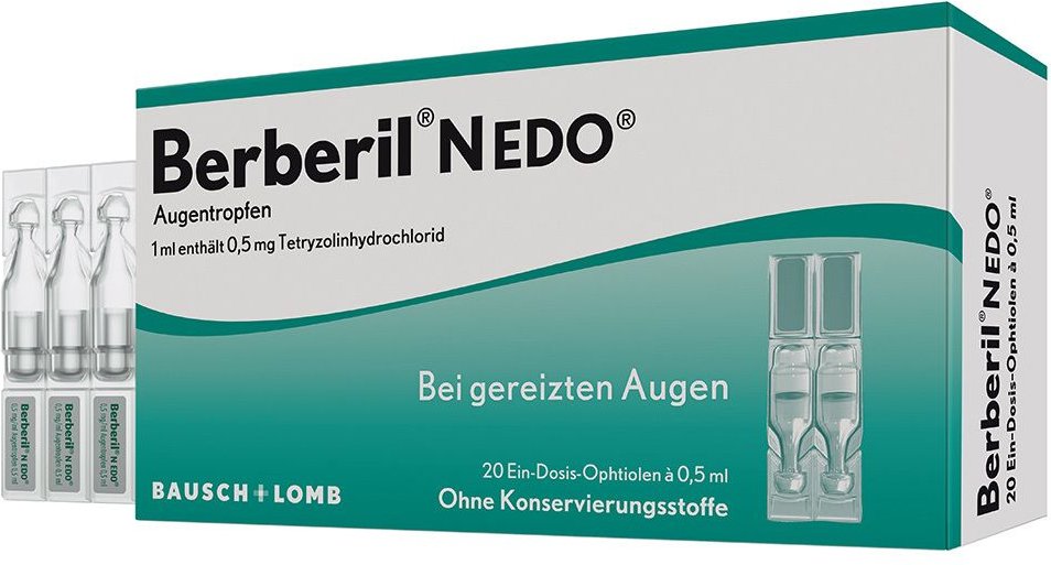 Thumbnail - Berberil N EDO Augentropfen 10x0,5 ml