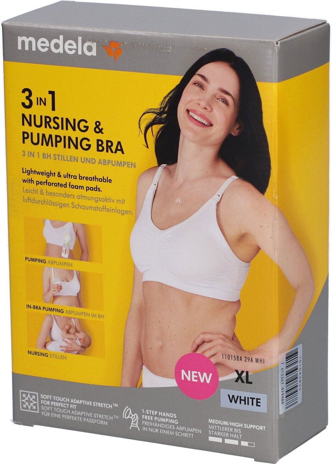 Thumbnail - Medela 3in1 nursing & pumping BH XL weiß 1 St Bustier