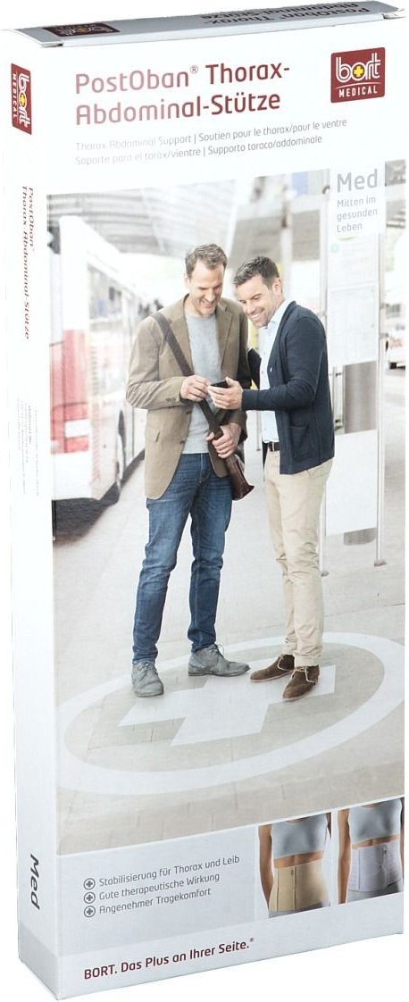 Bort PostOban Thorax-Abdominalstü.26 cm Gr.4 weiß 1 St Bandage(s)