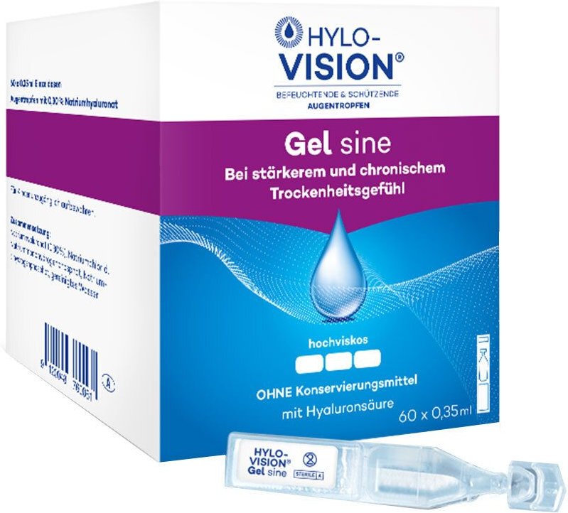 Hylo-Vision Gel sine Einzeldosispipetten 60x0,35 ml