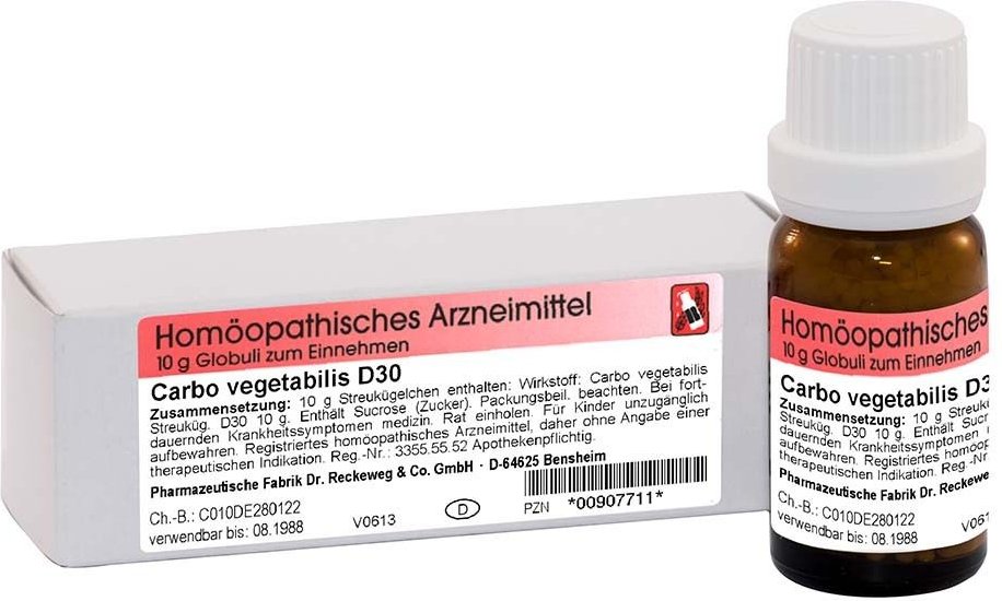 Carbo Vegetabilis D 30 Globuli 10 g