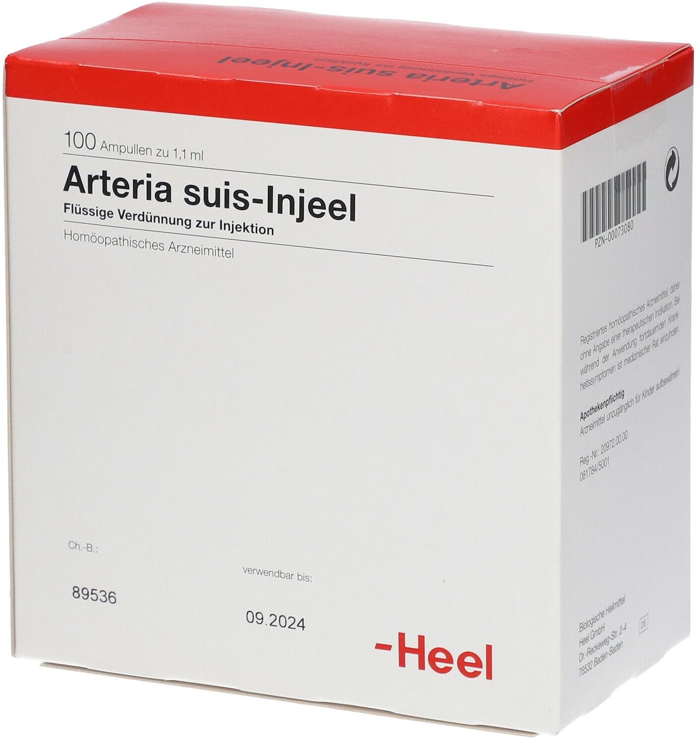 Arteria Suis Injeel Ampullen 100 St