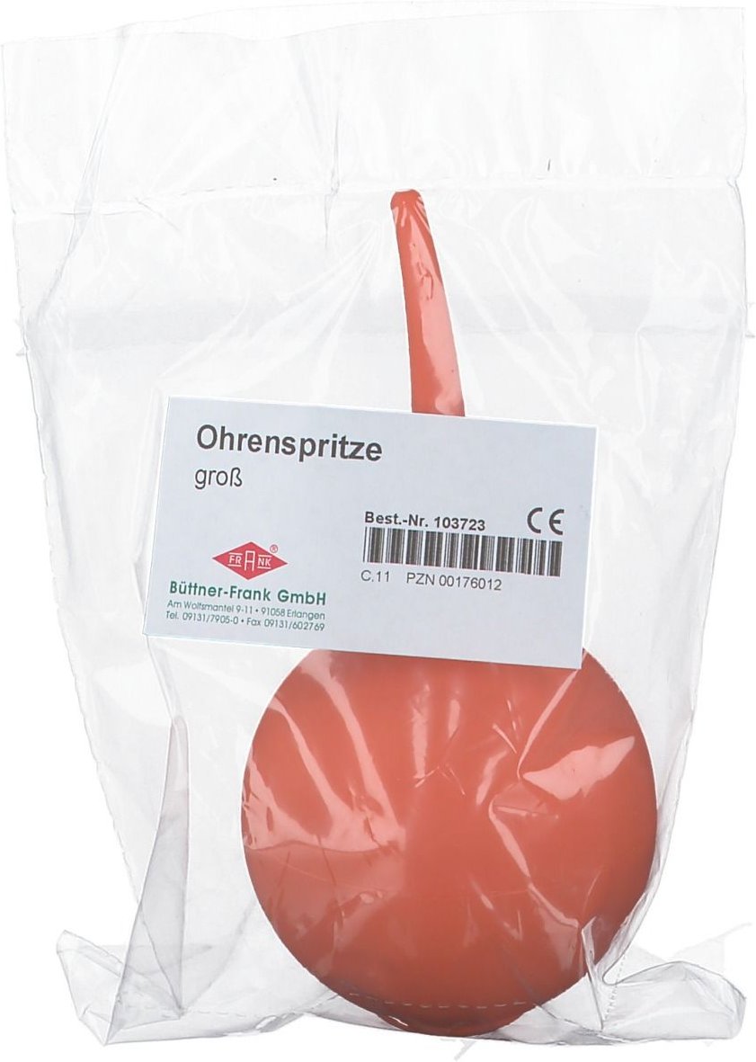 Ohrenspritze 90 g Gummi groß 1 St Spritzen