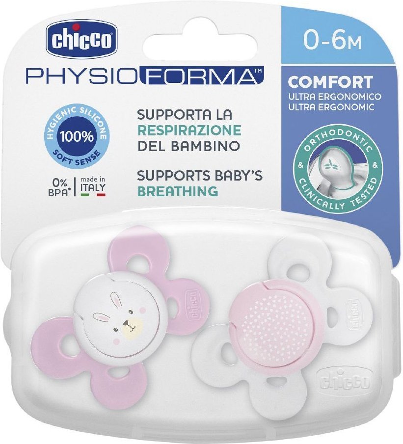 CH Succh Comf Girl SIL 0-6M 2P 1 St