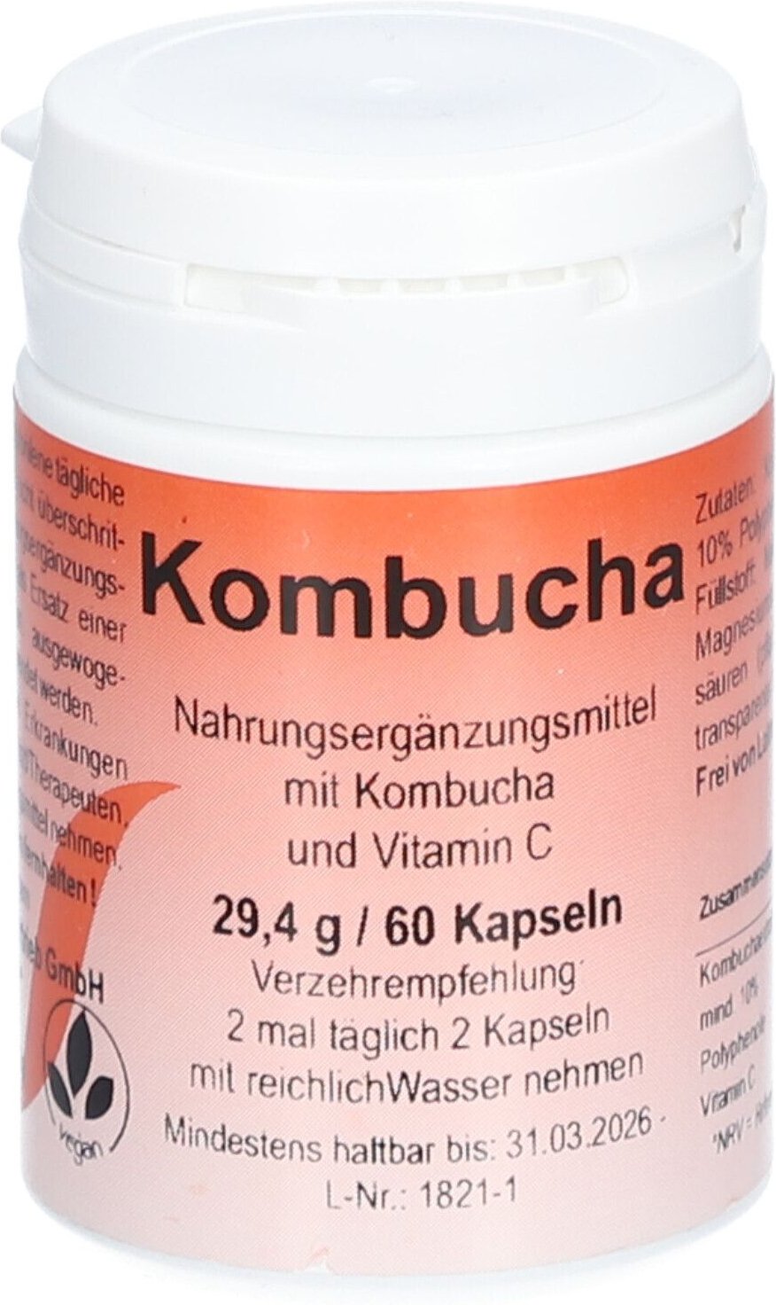 Kombucha Kapseln 60 St