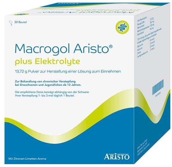 Thumbnail - Macrogol Aristo plus Elektrolyte 13,72 g PLE 50 St Pulver zur Herstellung einer Lösung zum Einnehmen