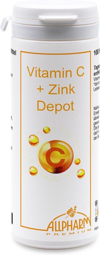 Thumbnail - Vitamin C+Zink Depot Kapseln 100 St