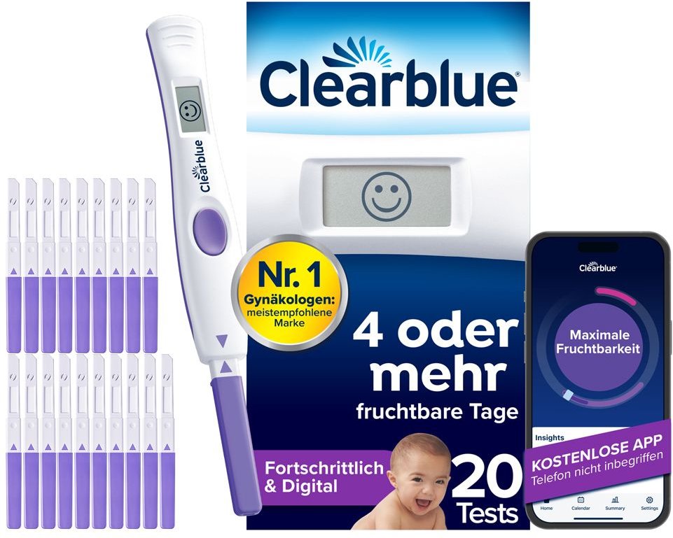 Clearblue Ovulationstest fortschrittlich & digital 20 St Test