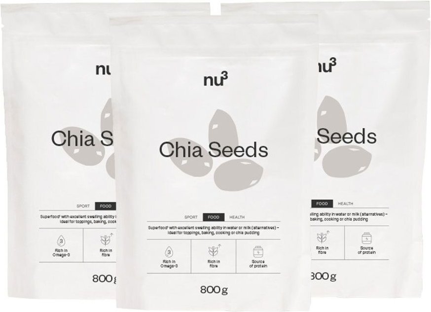 nu3 Chia-Samen 3x800 g Samen