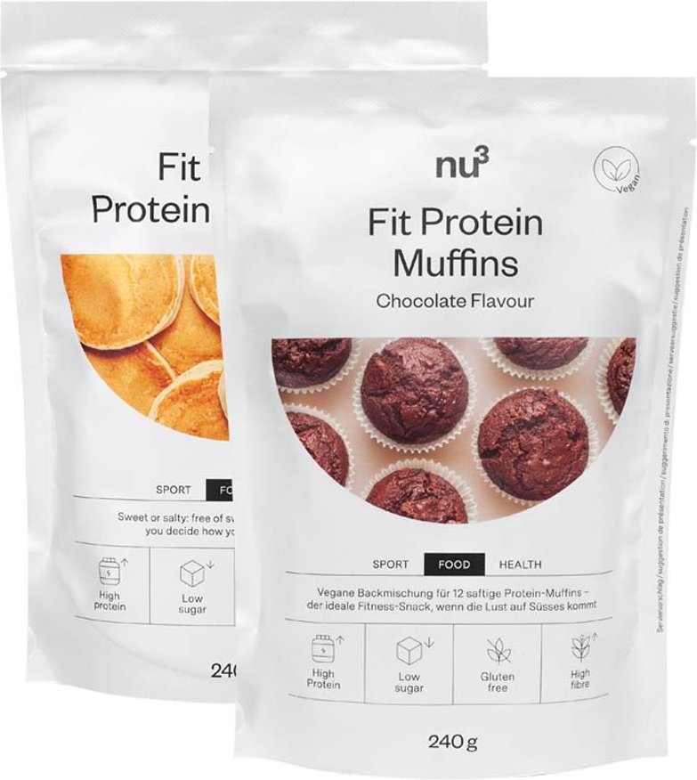 1 x nu3 Fit Pancakes + Muffins St Set