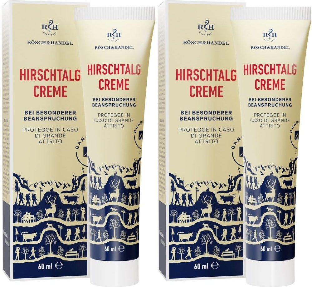 Hirschtalgcreme Roesch x2 2x60 ml Creme