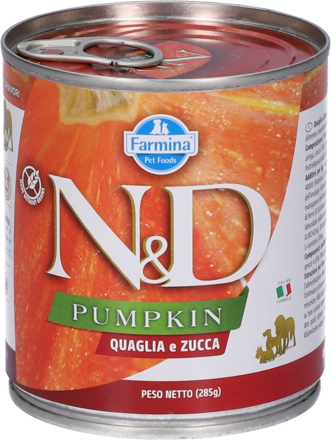 N&D DOG Quail&Pumpkin 285G 285 g Futter
