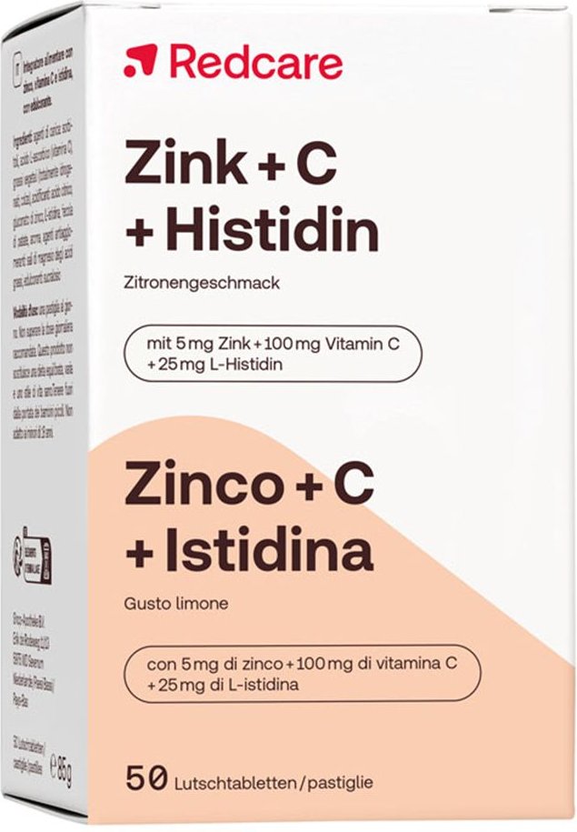 Thumbnail - ZINK+C+Histidin RedCare Lutschtabletten 50 St Schmelztabletten