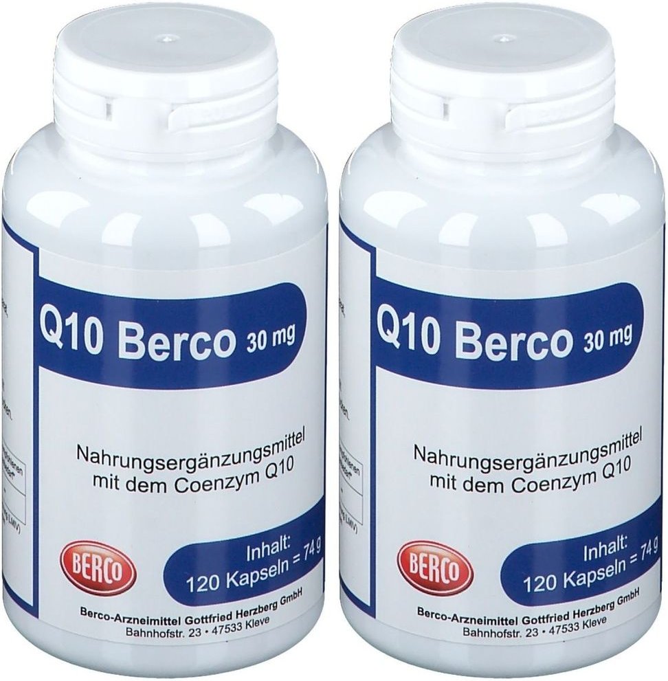 Q10 Berco 30 mg Kapseln 2x 2x120 St
