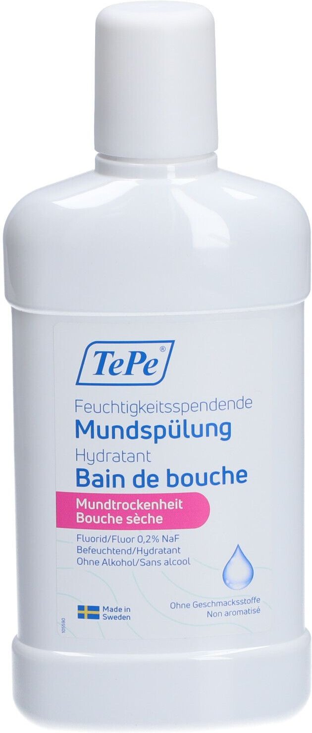 Tepe feuchtigkeitsspend.Mundwasser ohne Geschmack 500 ml Mundwasser